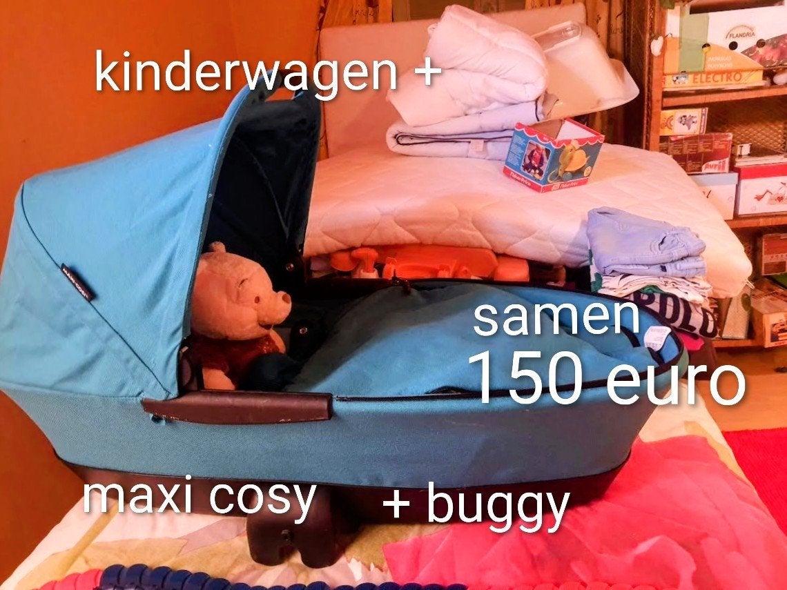 kinderwagen, blauw, zo goed als nieuw, Tickets en Kaartjes