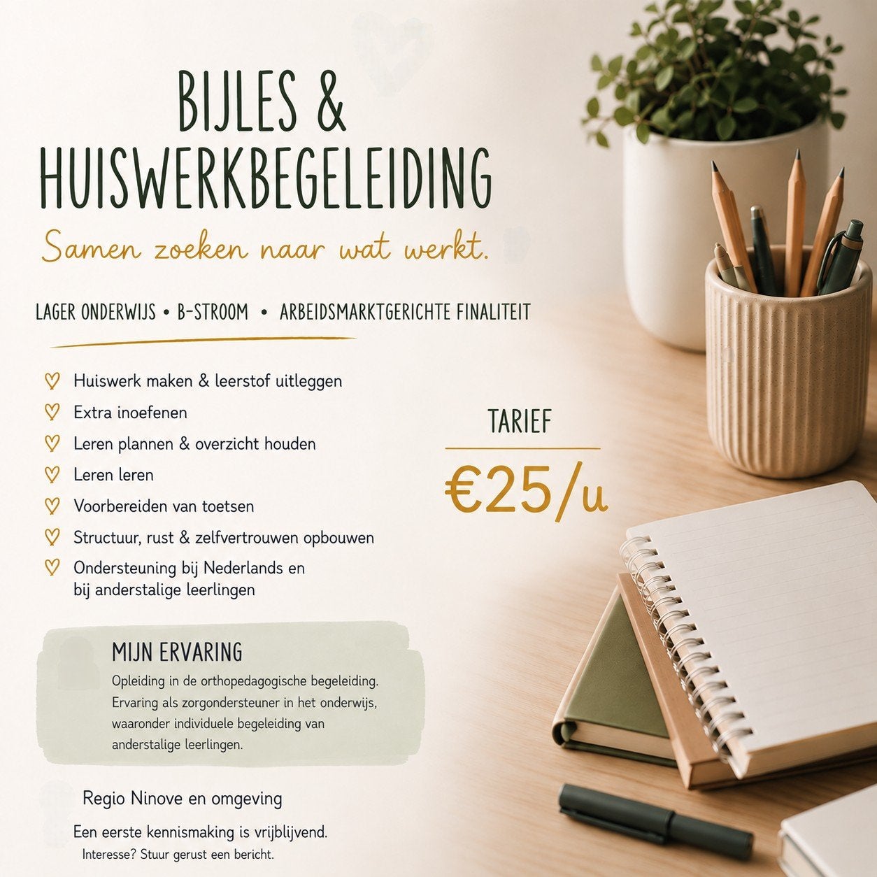 Bijles en huiswerkbegeleiding