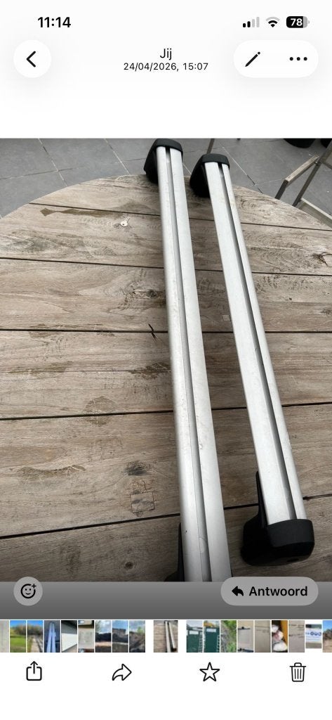BMW-dakdrager met sleutel, Ophalen, Gebruikt