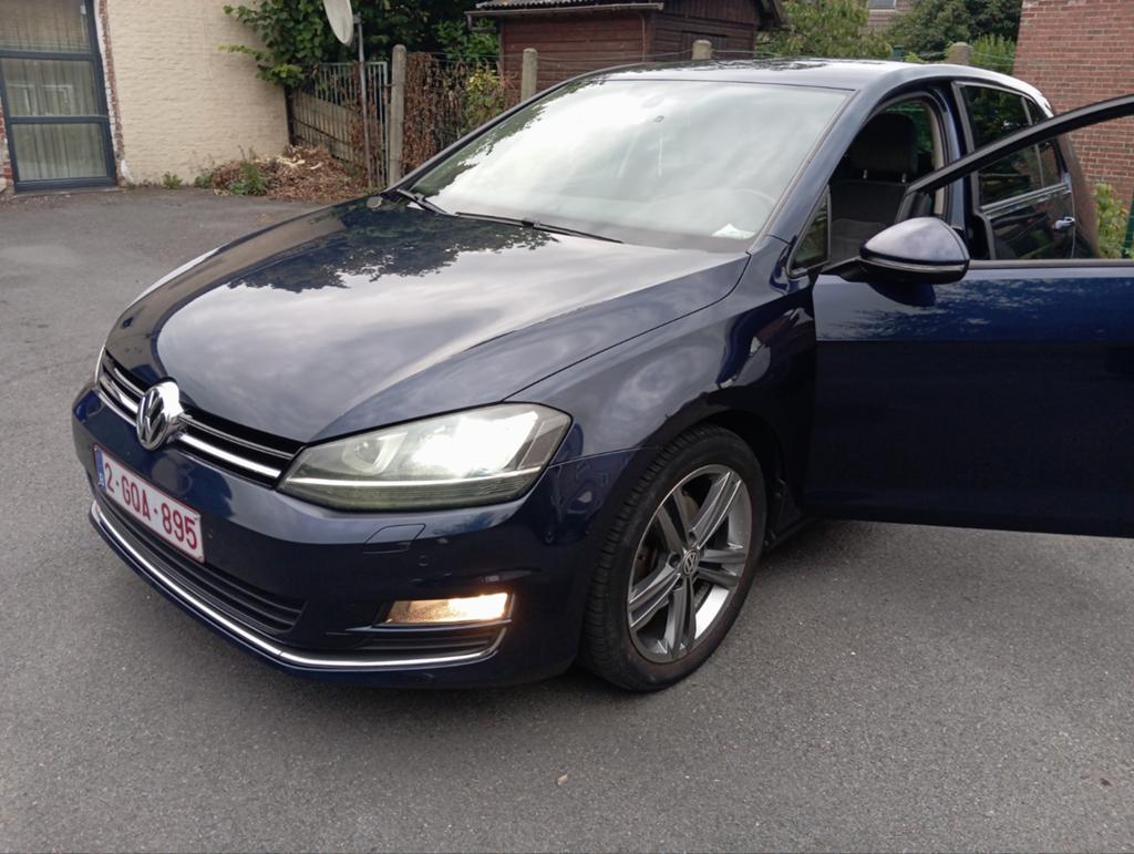 Golf 7 1.4Tsi, Auto's, Volkswagen, Euro 5, Blauw, Alcantara, Berline