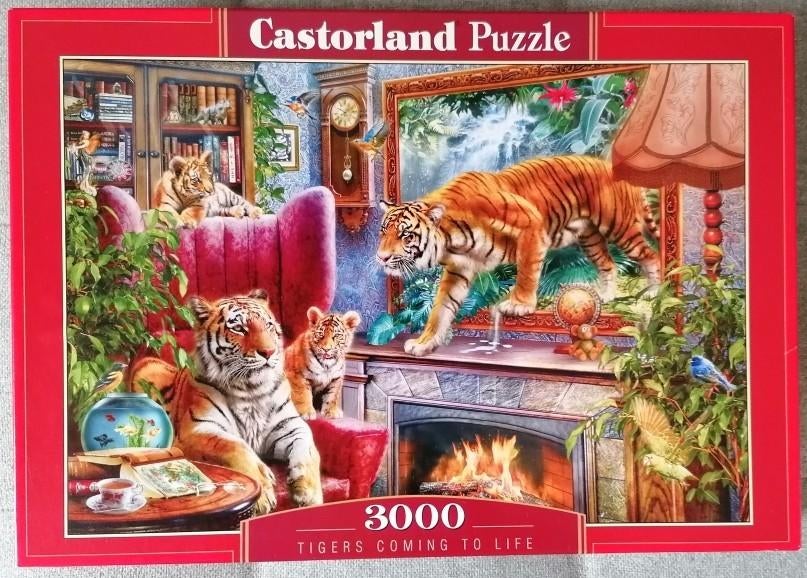 Castorland puzzel 3000 stuks, Ophalen of Verzenden, Meer dan 1500 stukjes, Zo goed als nieuw, Legpuzzel