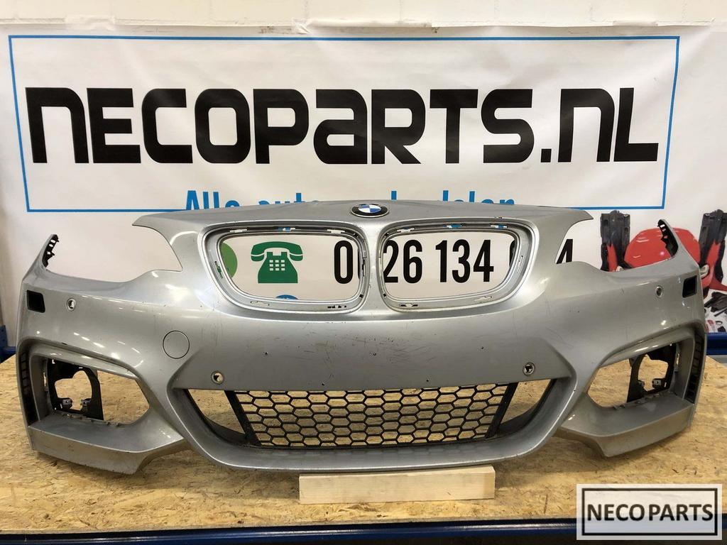 BMW 2 serie coupe cabrio f22 f23 m voorbumper pdc kls, Gebruikt, -, Voor, -