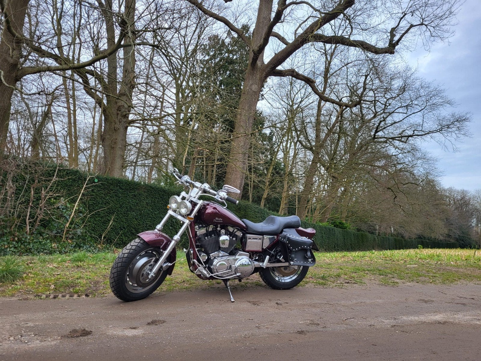 Harley davidson rood kleur in goede staat, Motoren, Particulier, Meer dan 35 kW, Overig, 1200 cc
