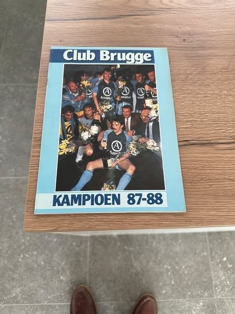 Club Brugge kampioen 1987 1988, Ophalen of Verzenden, Zo goed als nieuw, Club Brugge, Info@clibru.ti