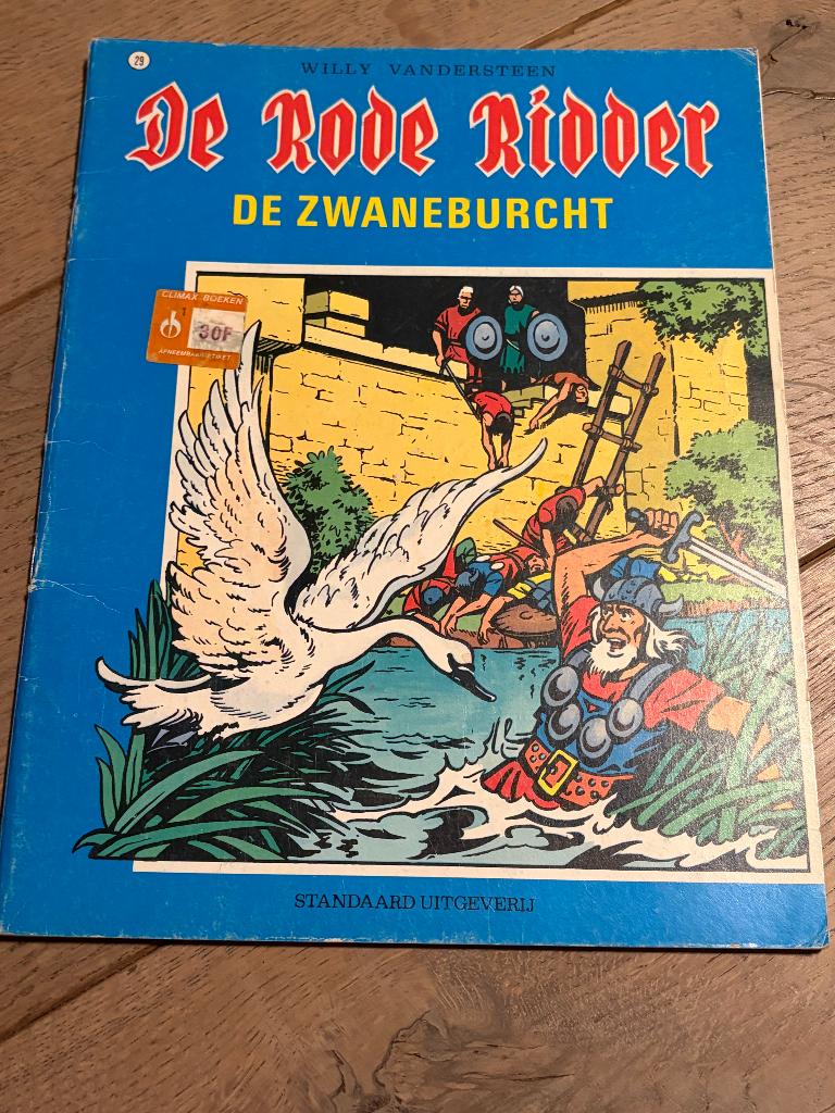 De Rode Ridder - 29 - De zwaneburcht, Eén stripboek, Ophalen of Verzenden, Gelezen, Willy Vandersteen