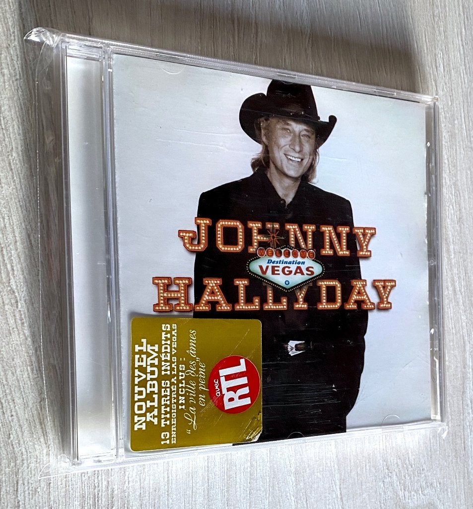 J.Hallyday - DESTINATION VEGAS (Edit.1996) / Staat Als Nieuw, Cd's en Dvd's, Cd's | Overige Cd's, Ophalen of Verzenden, Zo goed als nieuw