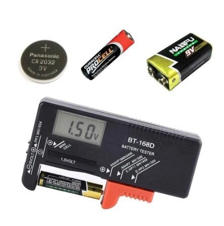 Testeur de batterie numérique Digital - Voltmètre 1.5V - 9V, Enlèvement ou Envoi, Neuf