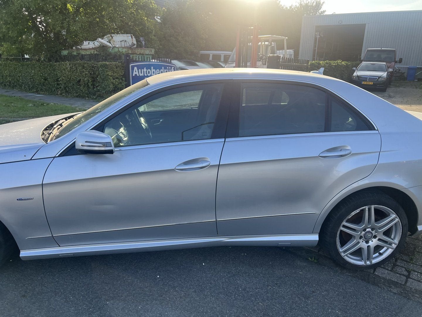 MERCEDES W212 SILVER 775 DEUR LINKSACHTER A 212 730 01 05, Ophalen, Gebruikt, -, Deur