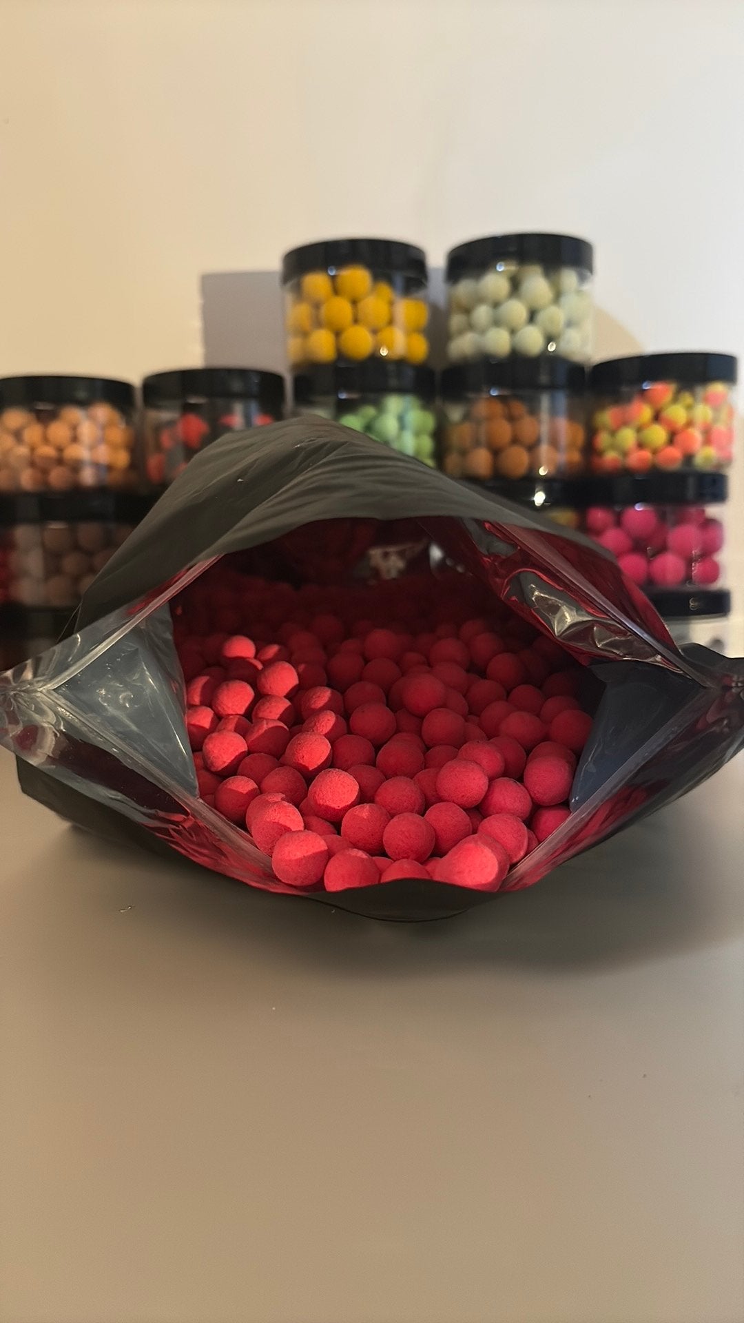 ice cream 12mm popups, Watersport en Boten, Hengelsport | Karpervissen, Ophalen of Verzenden, Zo goed als nieuw