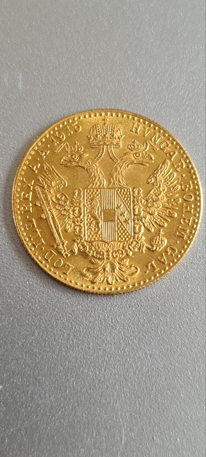Pièce de 1 ducat en or autrichienne., Timbres & Monnaies, Enlèvement ou Envoi, Or