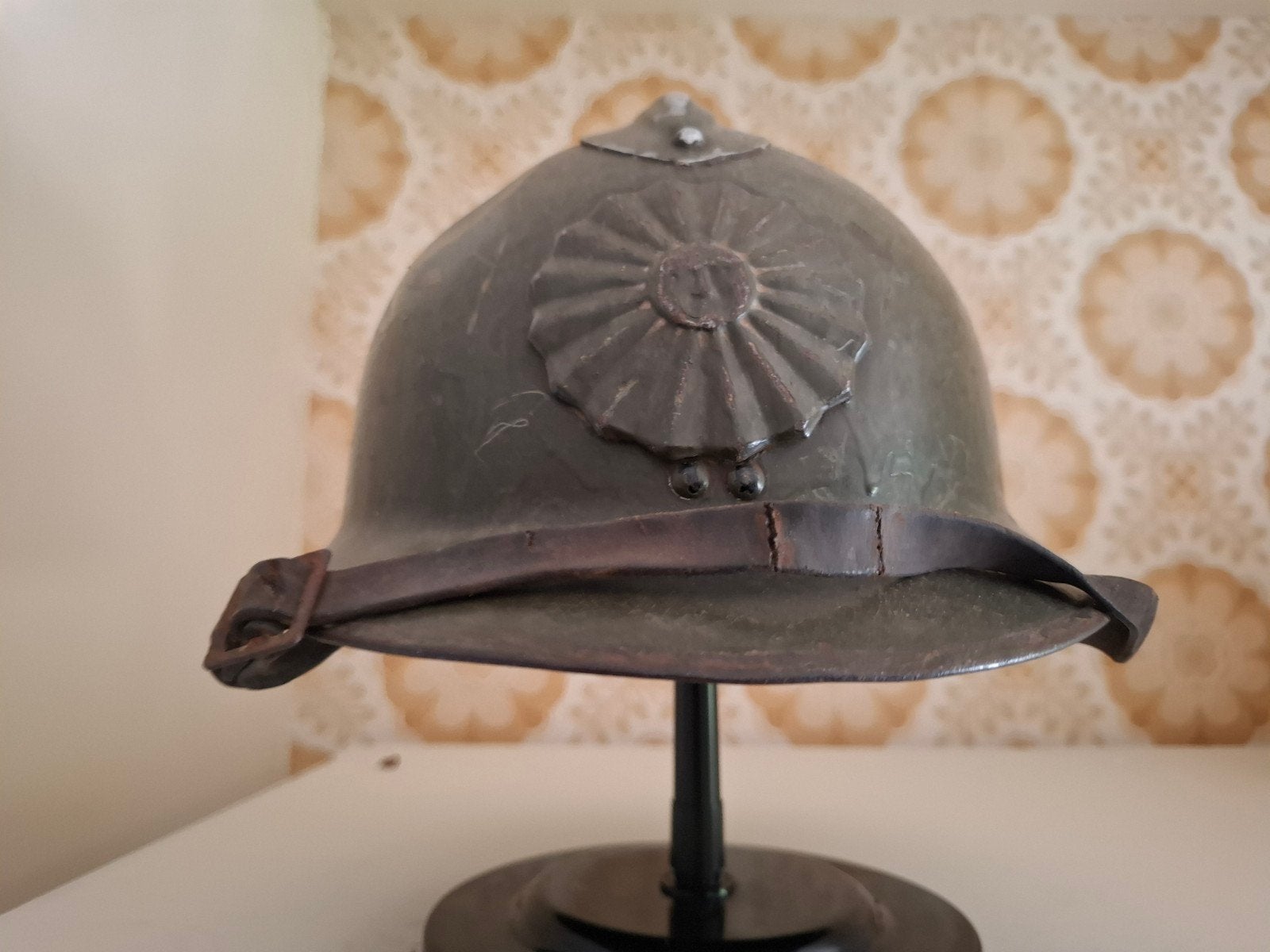 Peruaanse M1934 Adrian-helm, Ophalen