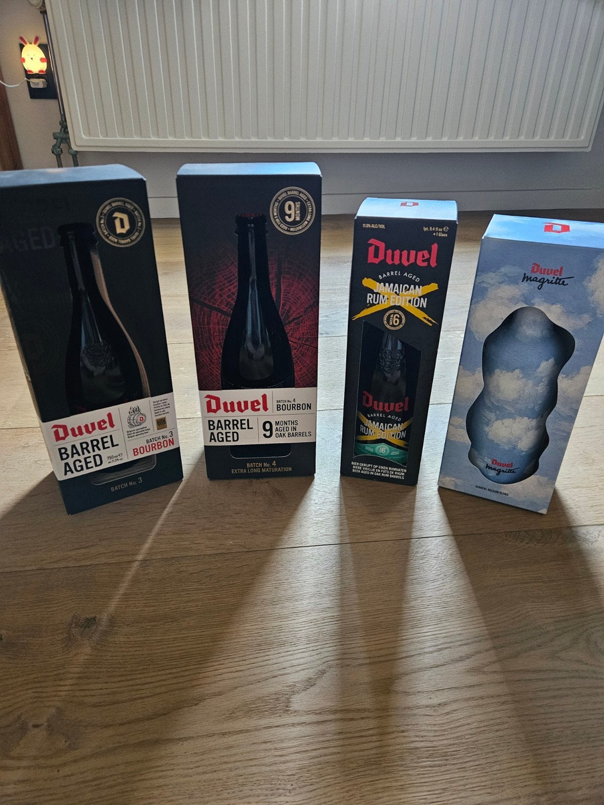 Duvel barrel aged batch 3, 4, 6 en Magrittefles, Verzamelen, Ophalen, Duvel