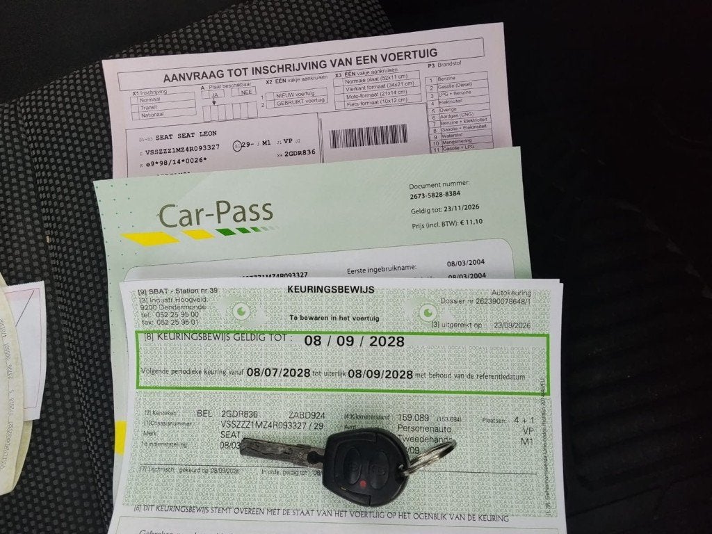 SEAT LEON/1400cc BENZINE/AIRCO/GEKEURD/12MAAND GARANTIE, Auto's, Leon, Bedrijf, Elektrische koffer, Zilver of Grijs