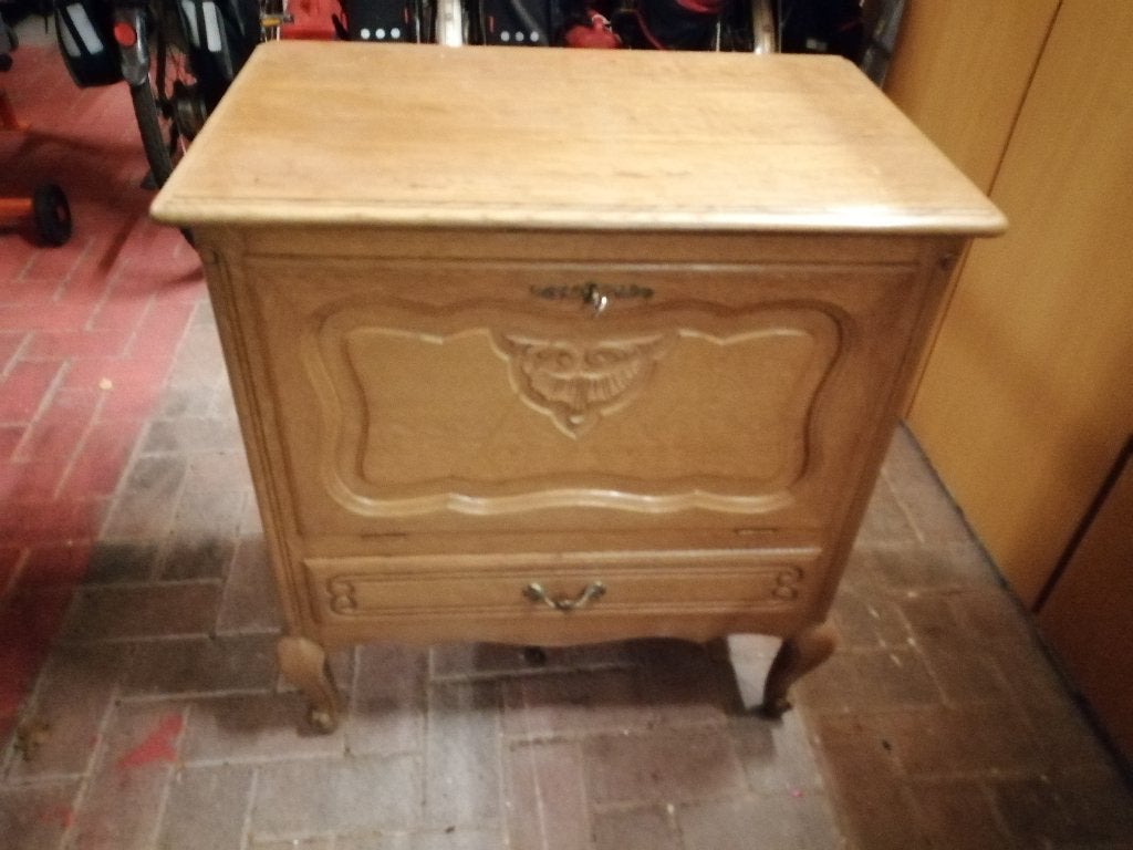 bijzetkastje in eik, Antiquités & Art, Curiosités & Brocante, Enlèvement