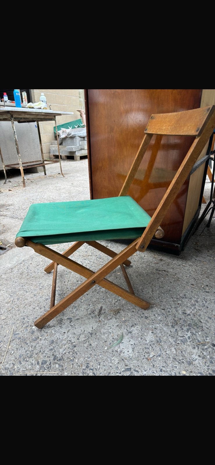 Chaise pliante vintage 1920-1940, Enlèvement