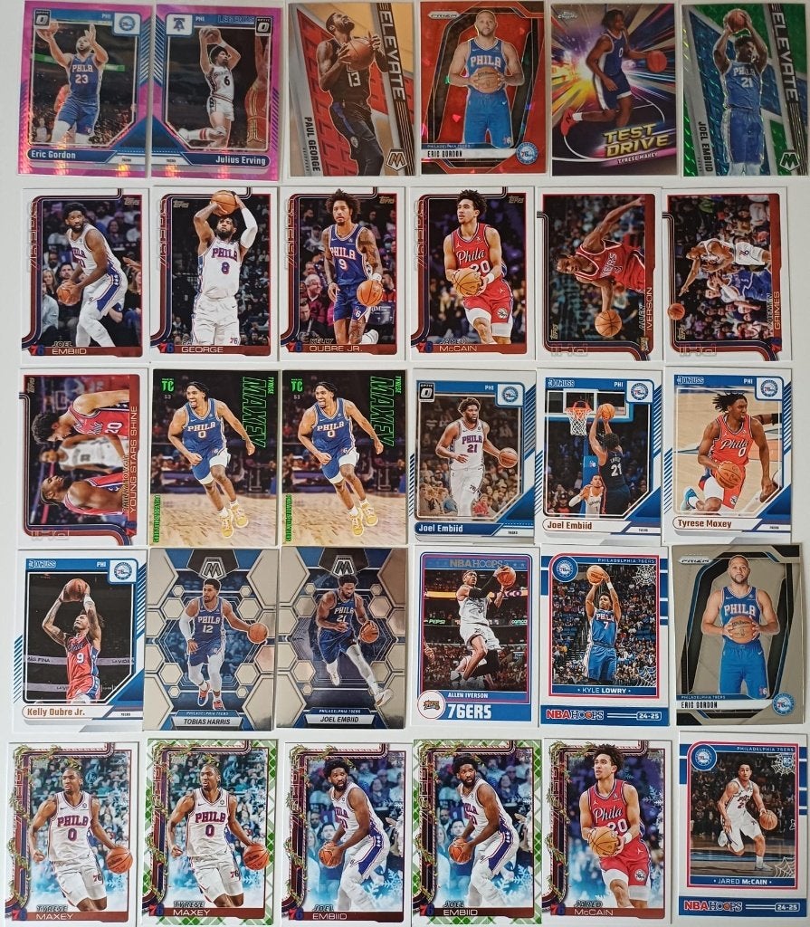 NBA cards Philadelphia 76ers, Ophalen, Nieuw, Meerdere plaatjes