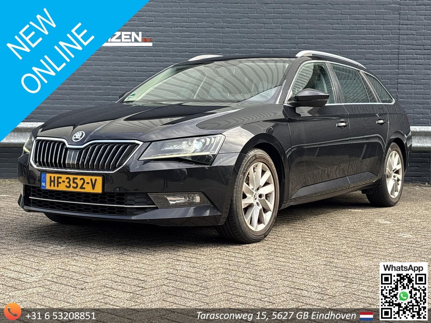 Skoda Superb Combi 1.6 TDI Ambition Business | € 6.400,- NET, Achat, Entreprise, Cruise Control, Noir