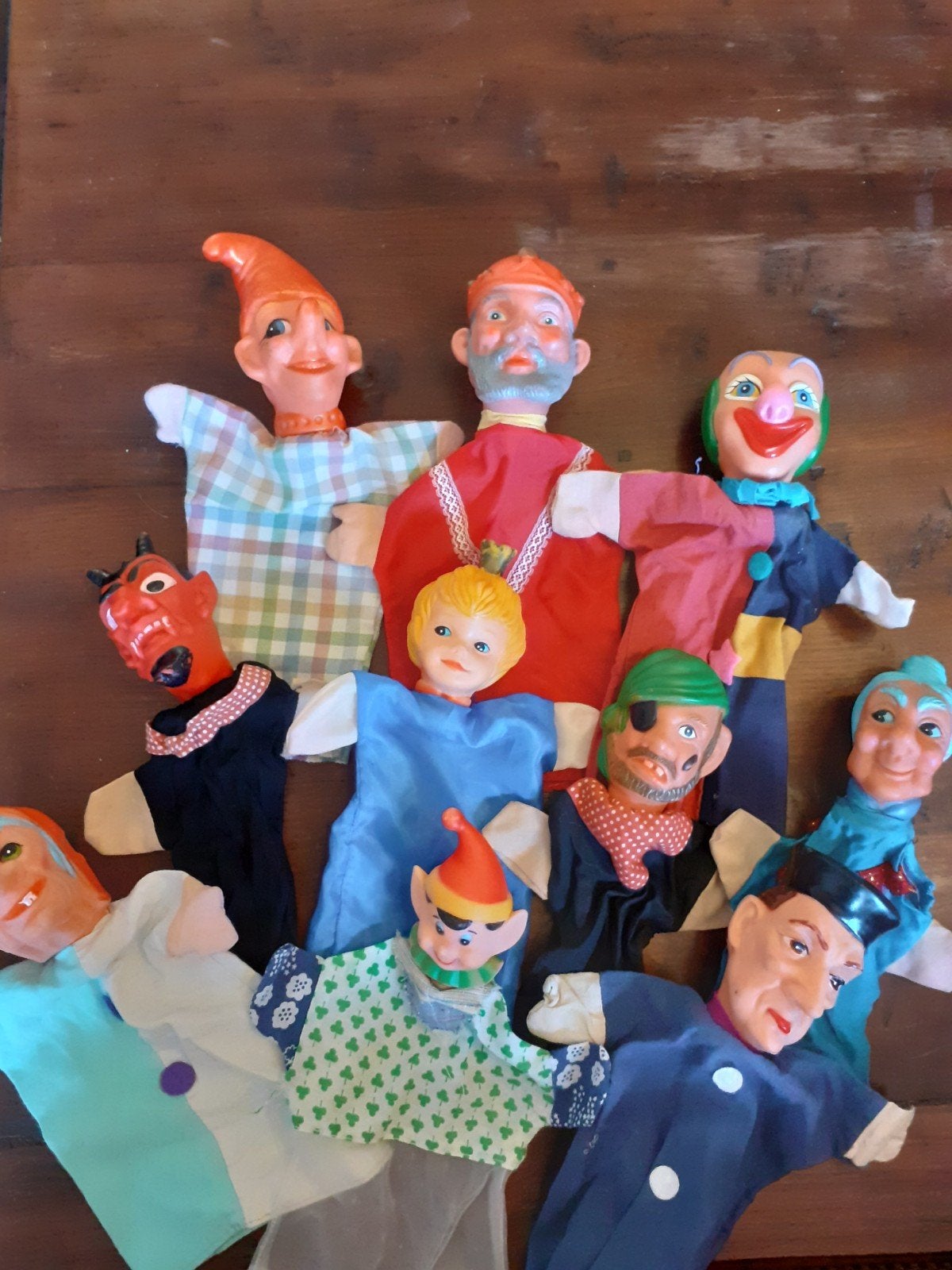 Retro handpoppen ( K ), Ophalen of Verzenden