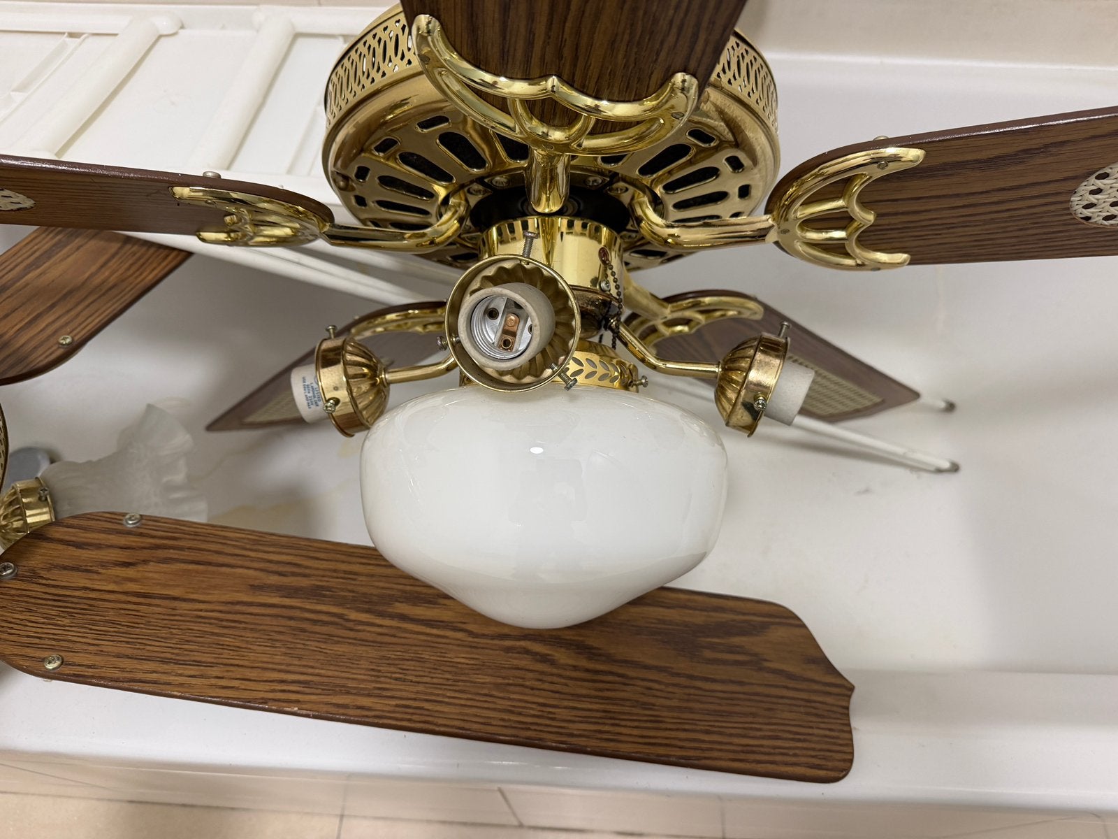 Lustre ventilateur, Enlèvement, Utilisé, Ventilateur de plafond