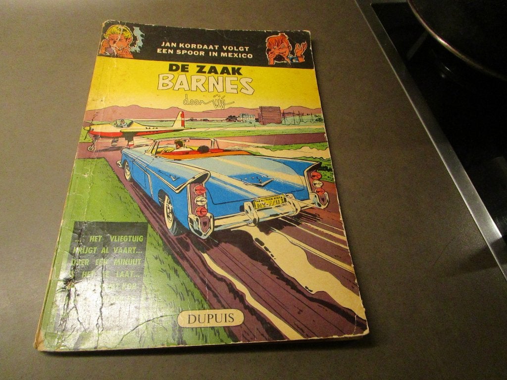 Jan Kordaat - De zaak Barnes - 1e druk - 1959, Boeken, Gelezen, Eén stripboek, Ophalen of Verzenden, Jijé