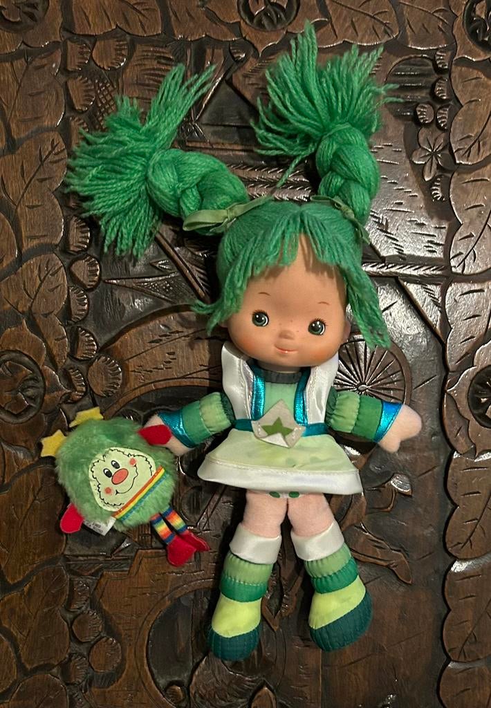Poupée Rainbow Brite (Patty O’green / Mentholine) 23 cm, Ophalen, Zo goed als nieuw