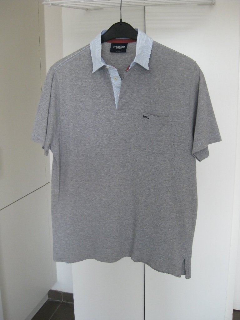 Mc Gregor Polo Grijs  Maat M, Vêtements | Hommes, Polos, Gris, Enlèvement ou Envoi, Porté, Taille 48/50 (M)