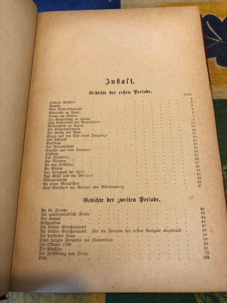 Schiller, Poésie, Livres, Poèmes & Poésie, Enlèvement ou Envoi, Utilisé, Schiller, Un auteur