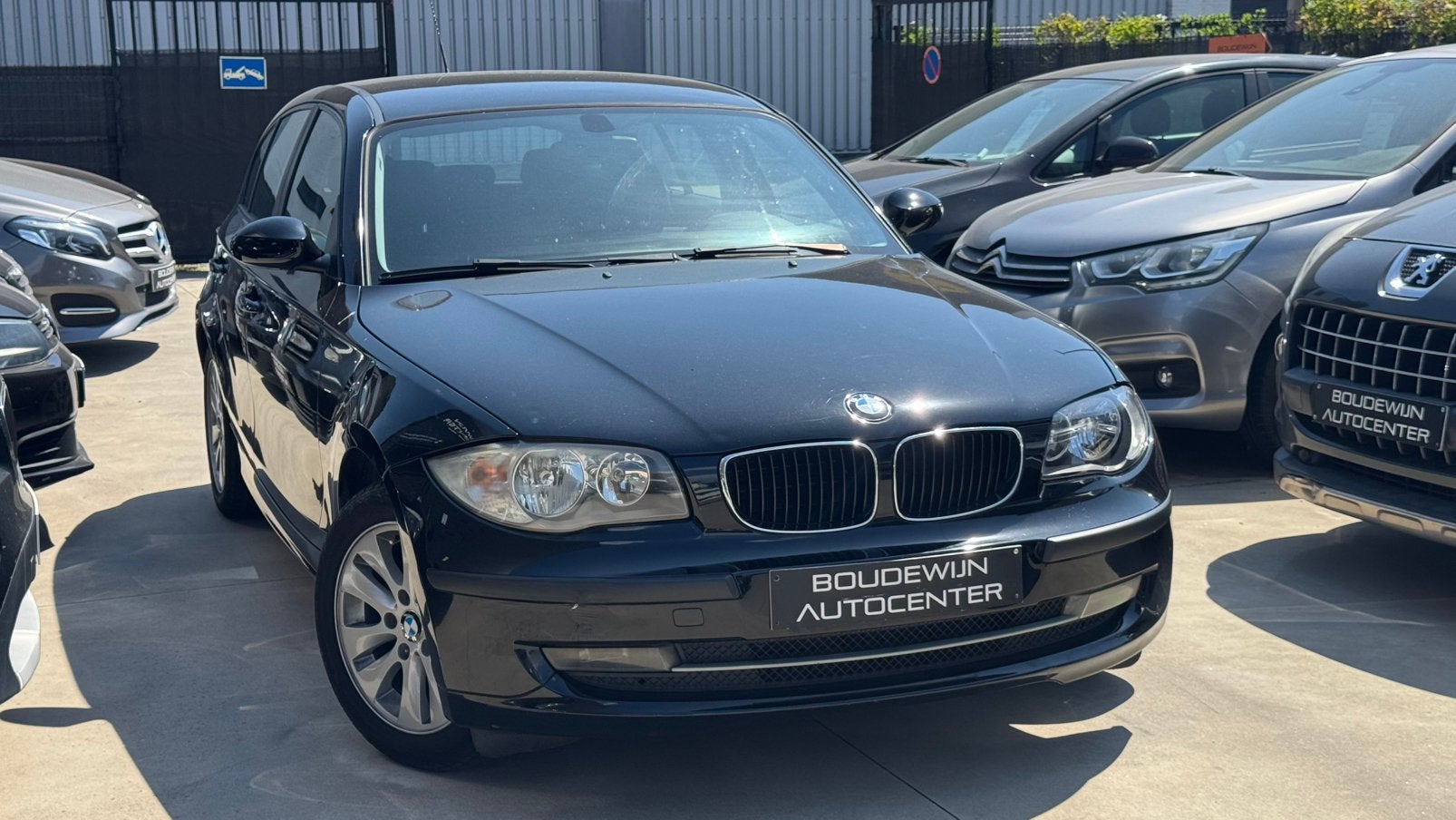 Bmw 1 Serie 116i Benzine 162.xxxkm Topstaat Garantie Gekeurd, Start-stop-systeem, Zwart, Zwart, Handgeschakeld