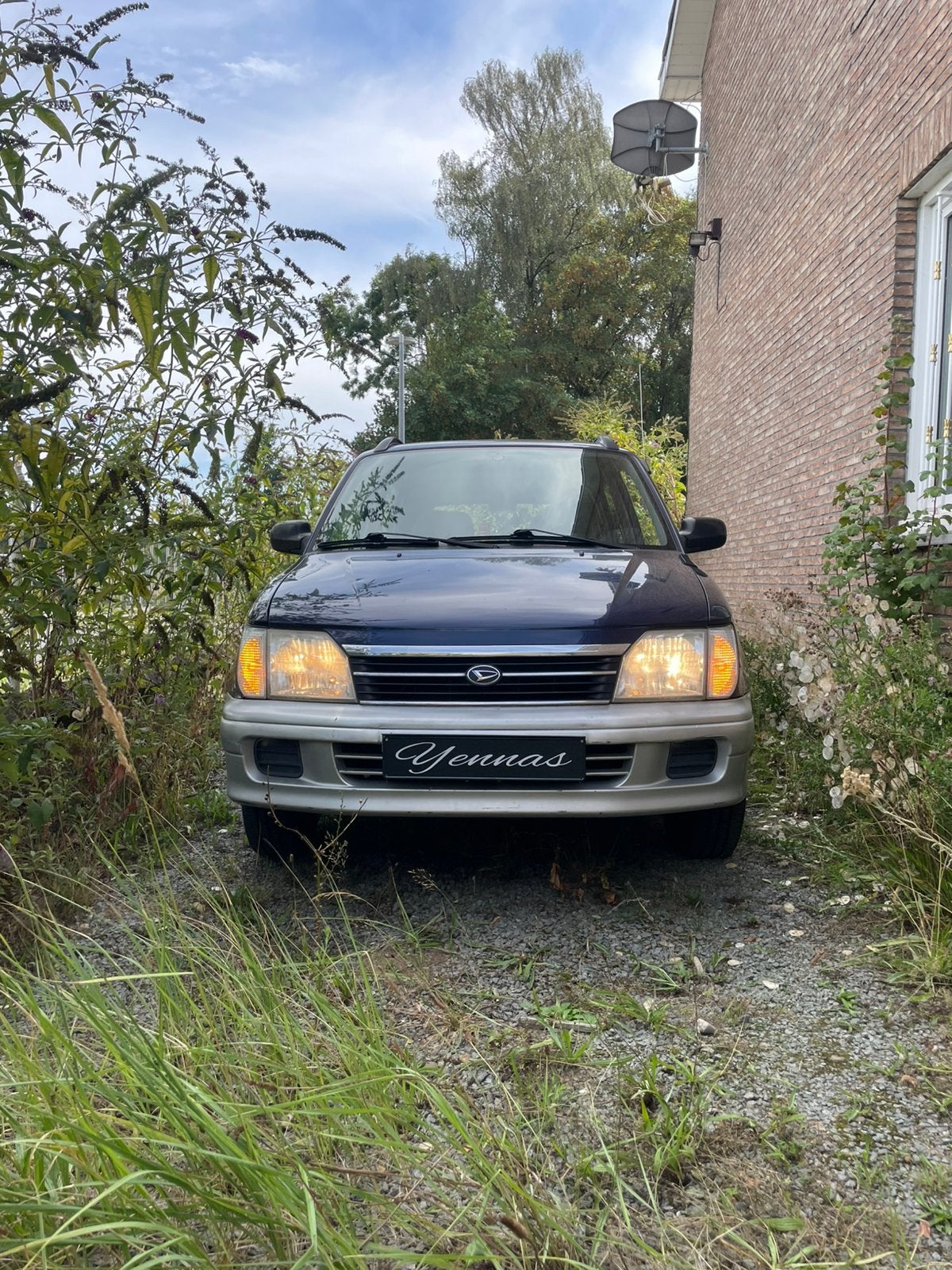 daihatsu grand move donker blauw, Auto's, Automaat, 4 deurs, Stof, Blauw