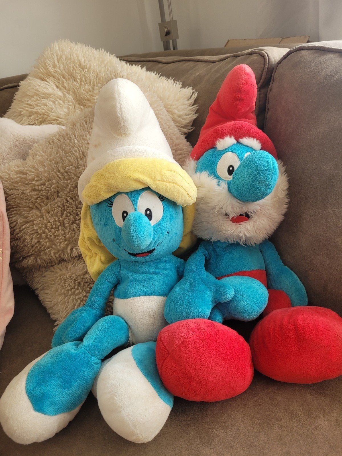 Smurfen knuffels +-60 cm, Ophalen