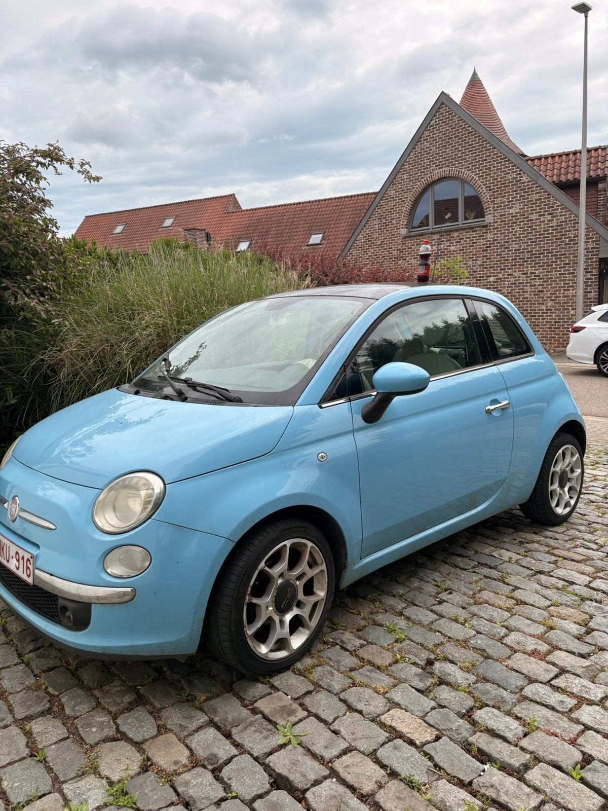 Fiat 500 automaat, Auto's, Automaat, Wit, Particulier, Stadsauto