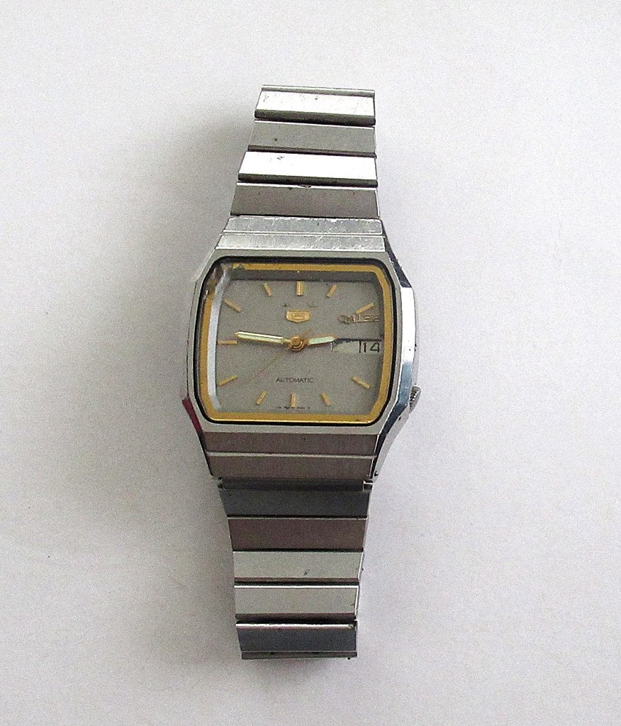 Montre automatique Seiko 5 pour homme avec calendrier, Japon, Enlèvement ou Envoi