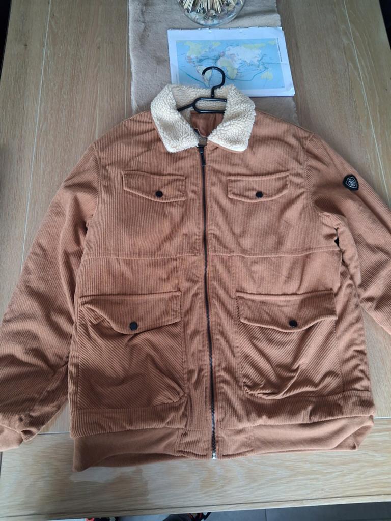 Ribjas met wol aan de binnenkant maat xl, Kleding | Heren, Ophalen of Verzenden, Maat 56/58 (XL)