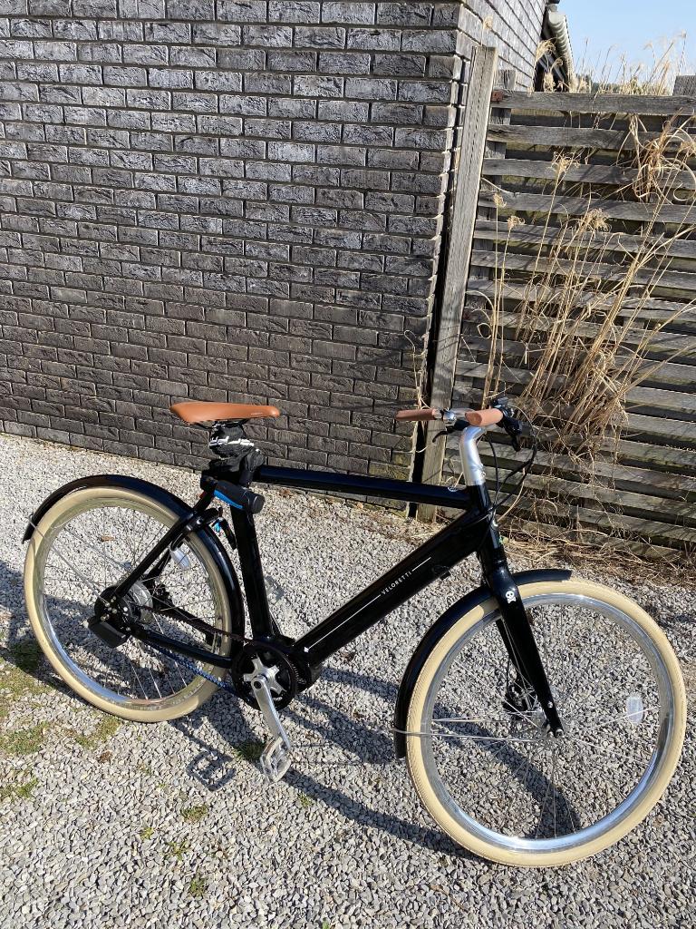 Vélo électrique Veloretti Ace Jet Black (2022), Autres marques, Vitesses, Enlèvement, Utilisé