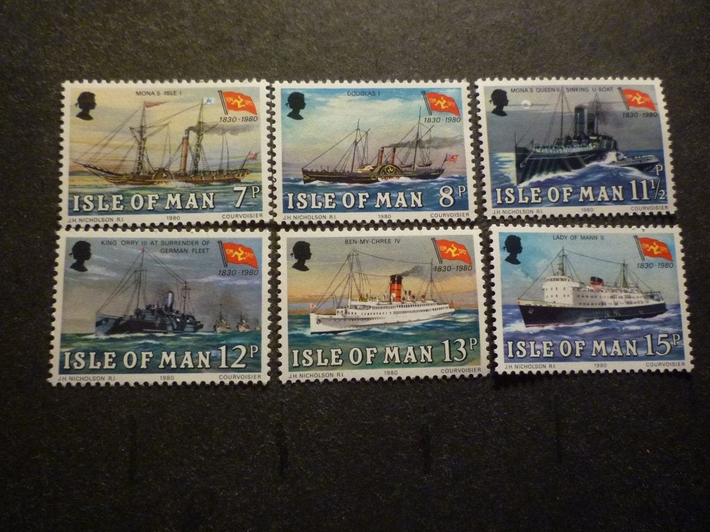 Eiland Man/Île de Man 1980 Mi 166/171** Postfris/Neuf, Envoi, Non oblitéré
