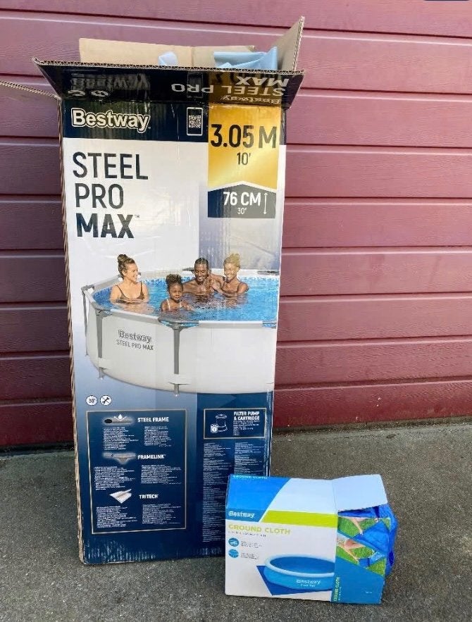 Opzetzwembad Bestway, Ophalen, Minder dan 80 cm, Rond, Zo goed als nieuw