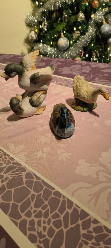 Beeldjes van ganzen en een eend, Enlèvement ou Envoi, Utilisé, Animal