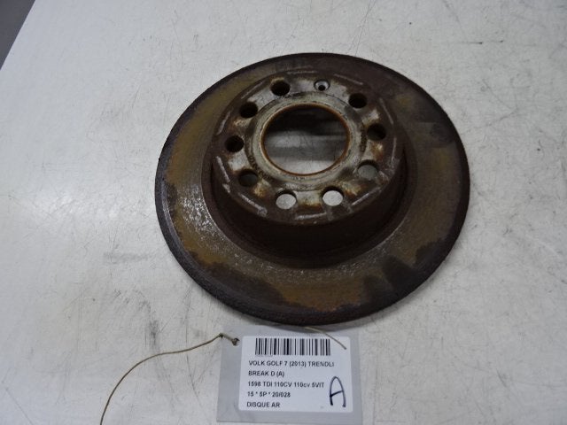 FREIN DISQUE ARRIÈRE Volkswagen Golf VII Variant (AUVV), Utilisé, Volkswagen