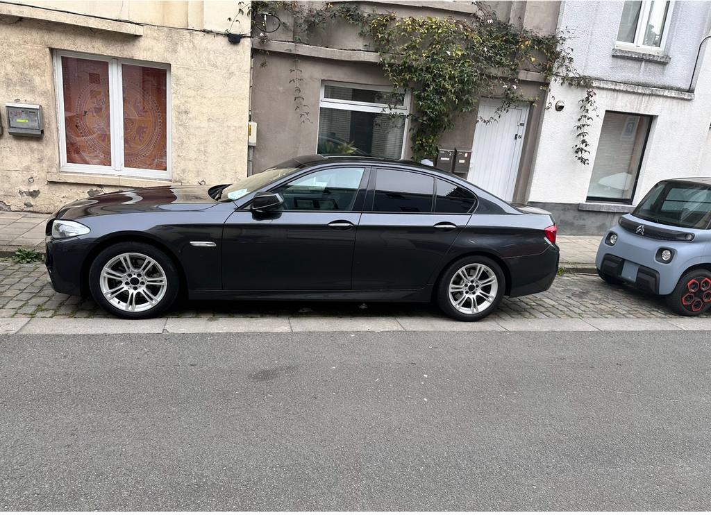 BMW 5 20, Auto's, BMW, Automaat, Euro 5, Zwart, Zwart