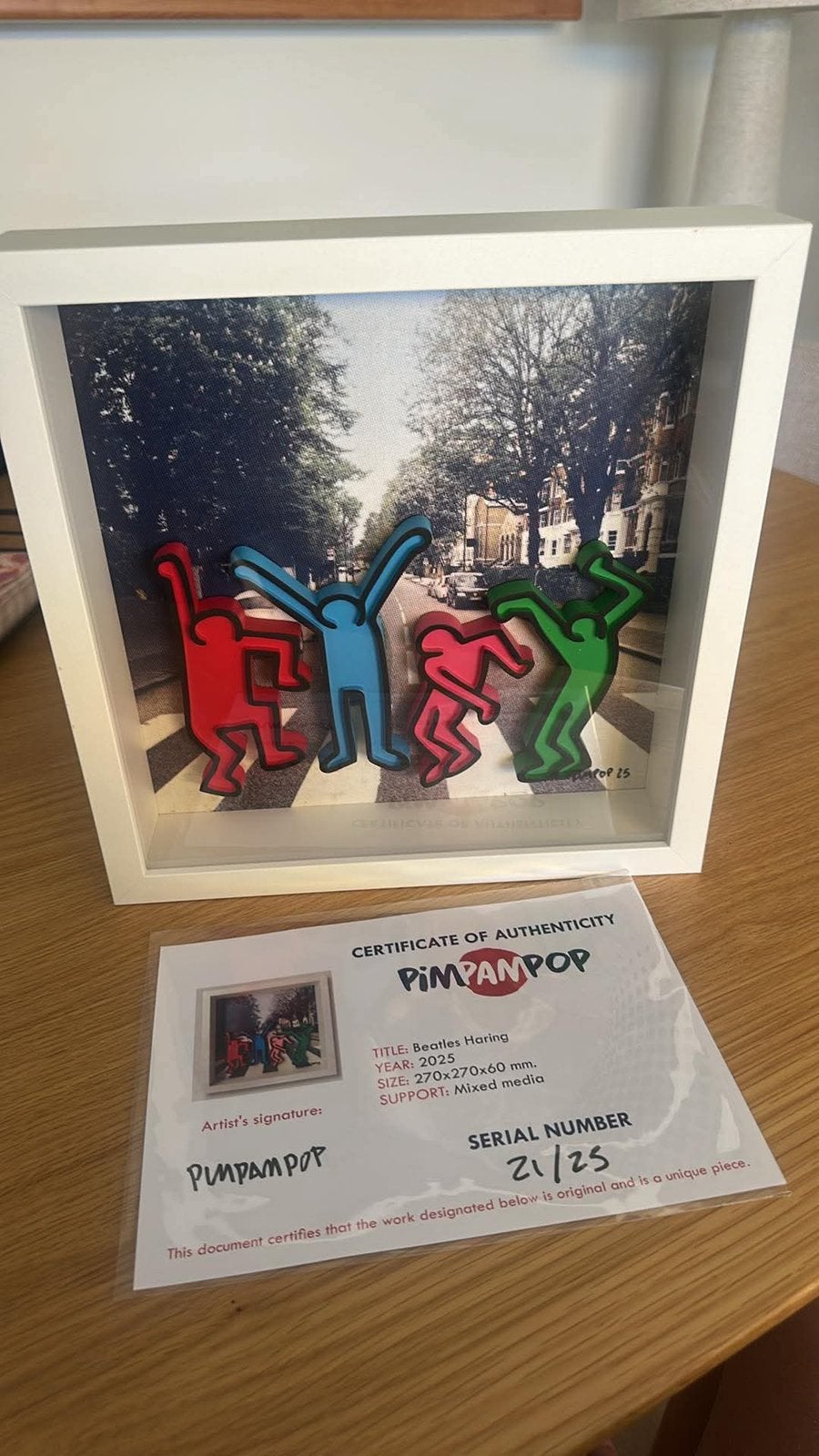 PIMPAMPOP (XXI) beatles haring, Antiek en Kunst, Kunst | Litho's en Zeefdrukken, Ophalen of Verzenden