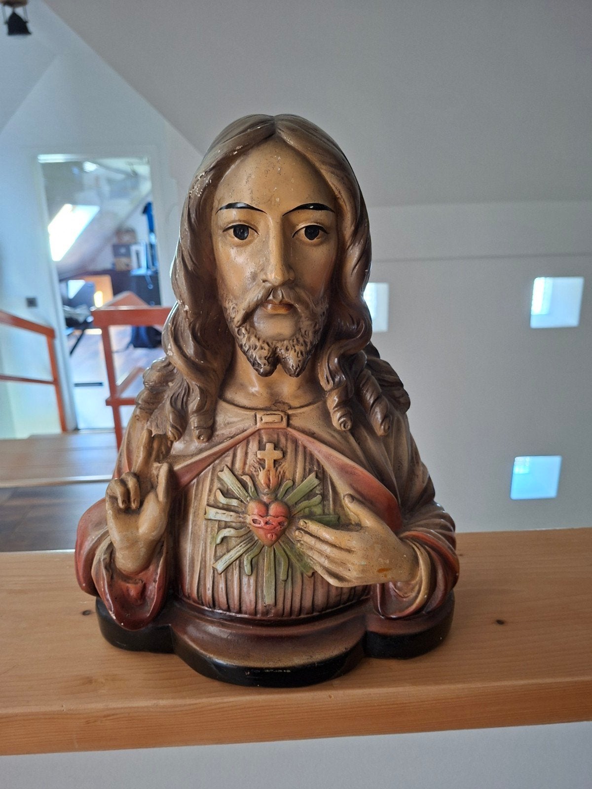 Christus beeld buste, Enlèvement