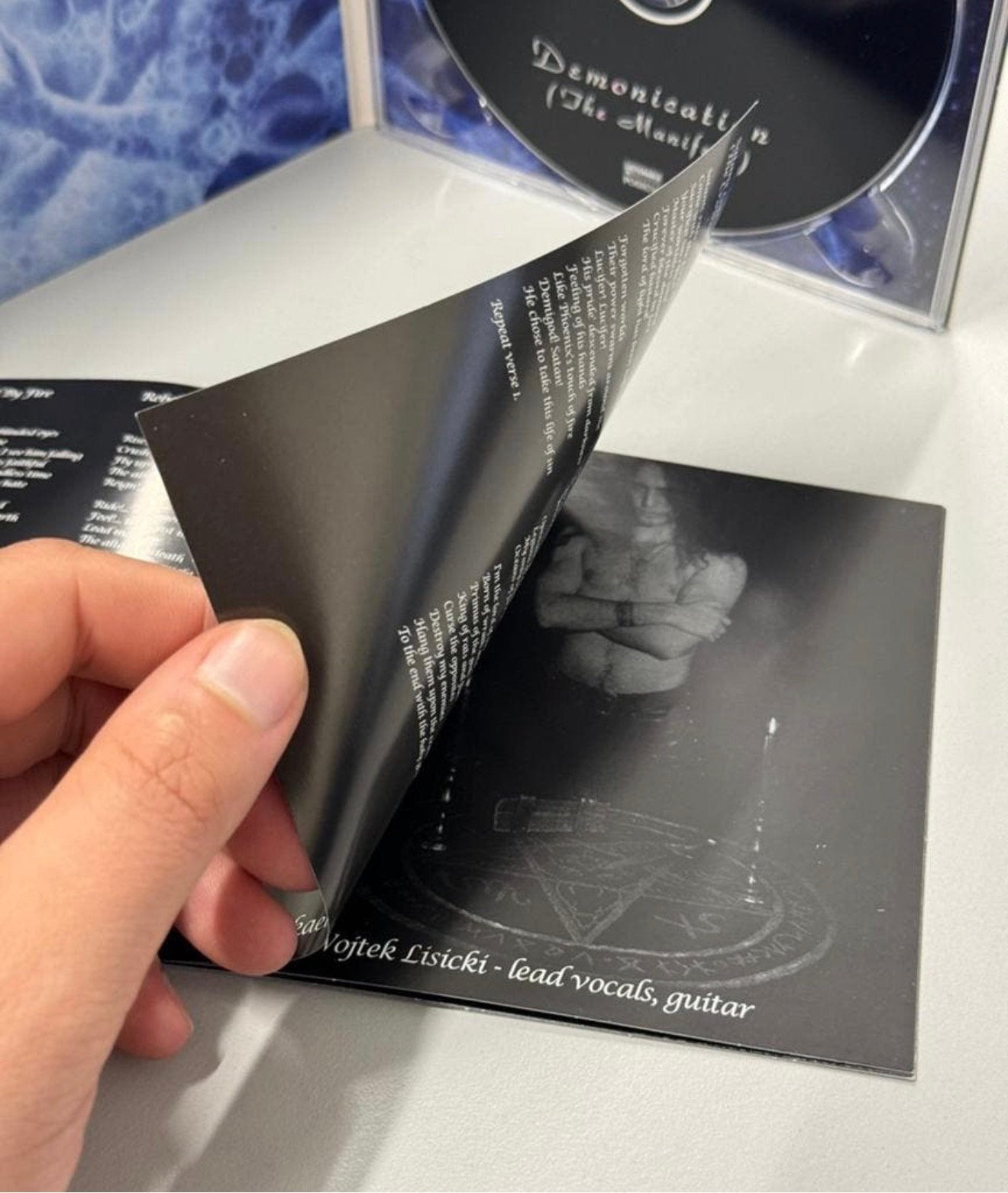 Luciferion Demonication The Manifest 2014 Special CD + boek, Digipak, Ophalen of Verzenden, Zo goed als nieuw, Black metal