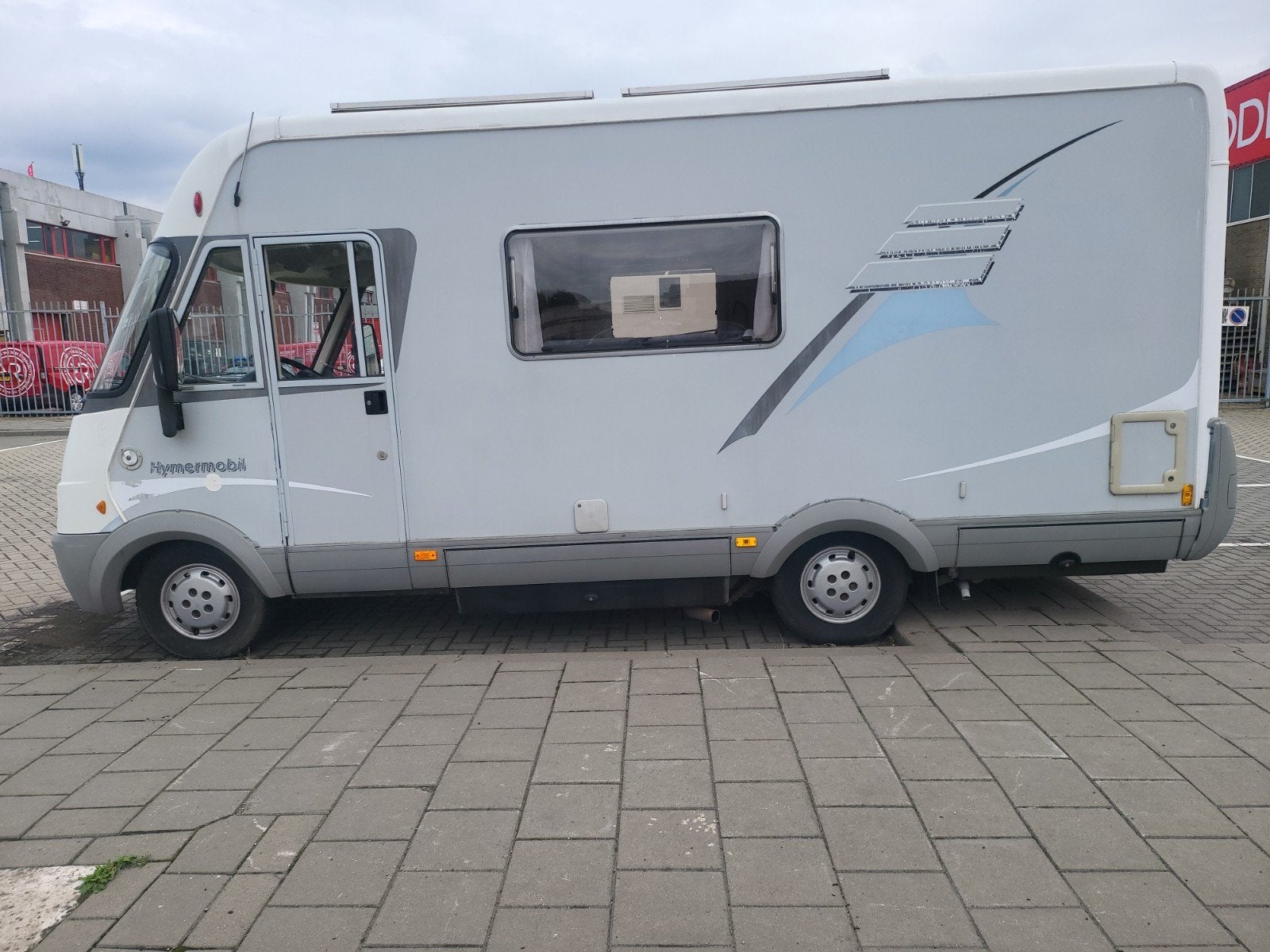 Mooie Hymer Fiat Ducato, Caravanes & Camping, Camping-cars, Jusqu'à 4, Fiat, Diesel, ABS