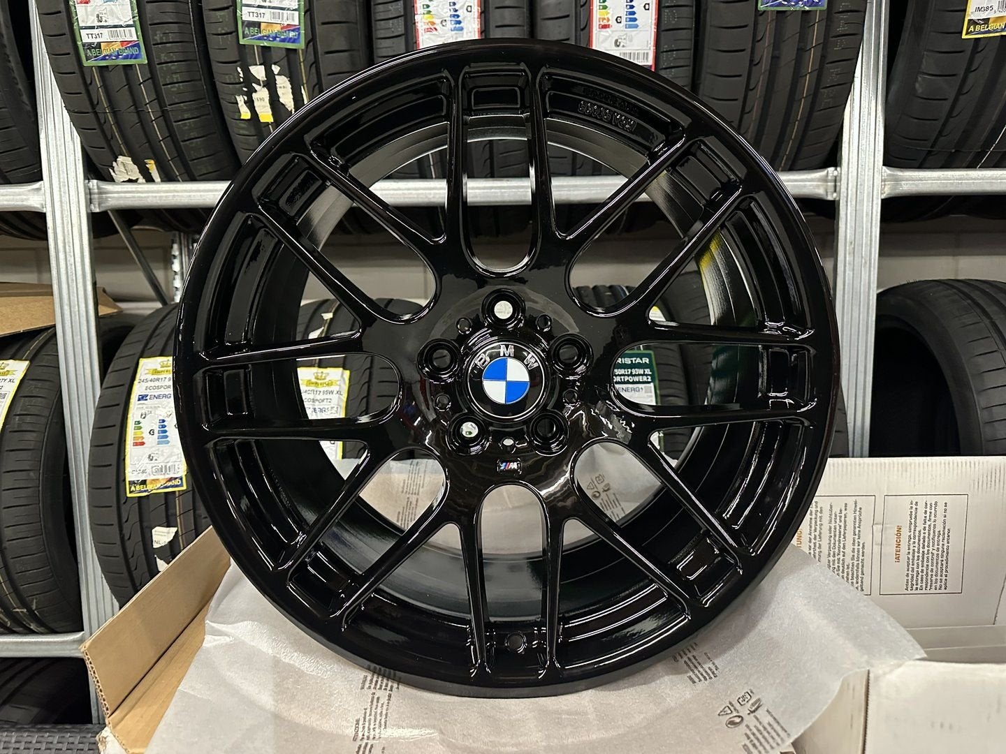 NIEUW 19inch BMW Black CSL Style Breedset Velgen! 5x120 E90, Auto-onderdelen, 19 inch, -, -, Banden en Velgen