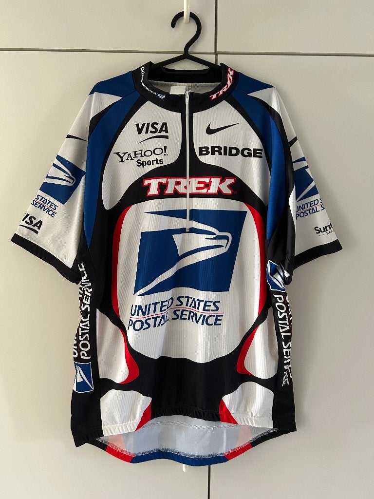 US Postal Service cycling jersey XL - origineel, Ophalen of Verzenden, Gebruikt, Kleding