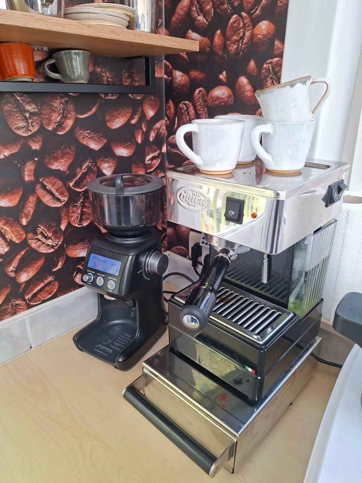 Barista espressomachine en molen, Ophalen, Sage, Koffiemolen, Sage