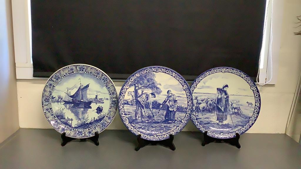Delfts blauw borden, Antiek en Kunst, Ophalen
