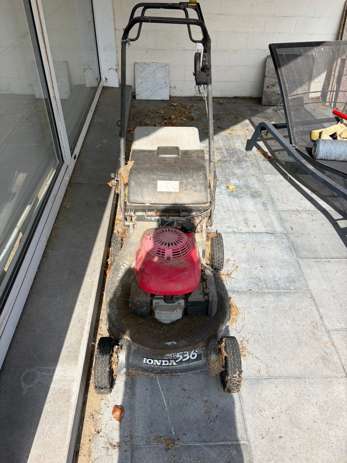 Honda hrd 536, Tuin en Terras, Ophalen, Cirkelmaaier, Gebruikt, Versnellingen