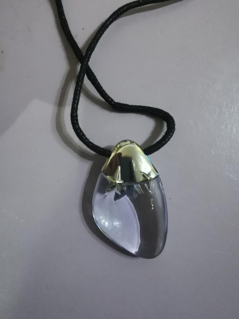 Ketting van Thierry Mugler, Handtassen en Accessoires, Ophalen, Blauw, Zilver