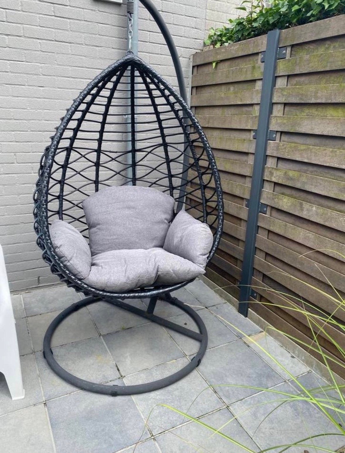 Stevige Hangstoel voor buiten, Ophalen, Gebruikt